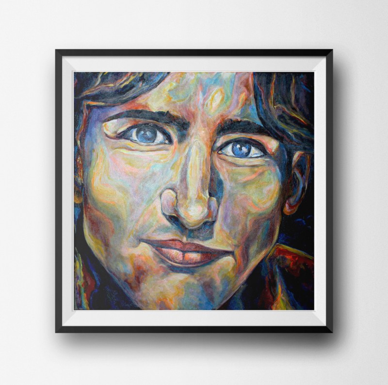 Justin Trudeau Portrait Framed